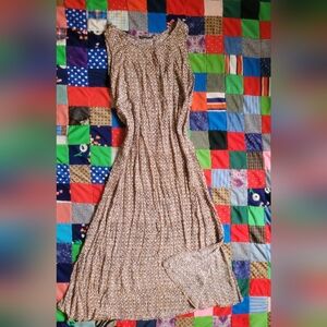 90s Rayon Maxi Dress